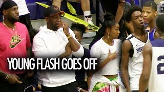 Bronny James amp Zaire Wade Go Off in front of LeBron amp Dwyane Wade [upl. by Anders]