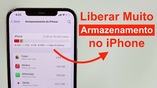 2021 Como Liberar MUITO Armazenamento no iPhone [upl. by Holmes]