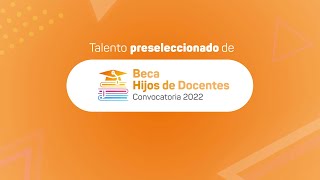 Beca Hijos de Docentes 2022 Requisitos para postular a la Selección [upl. by Ahseinar]