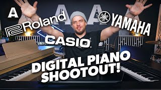 Digital Piano Shootout  Casio APS450 vs Yamaha CLP725 vs Roland HP702 [upl. by Gati]