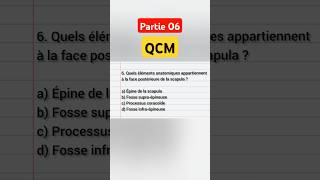 QCM  Anatomie 6 [upl. by Rick9]