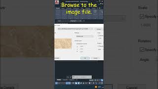 AutoCAD SuperHatch  How to Hatch With Image Files [upl. by Nnyltiac]