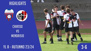 Chiasso vs Mendrisio Youth League A  Autunno 2324 [upl. by Dowzall]