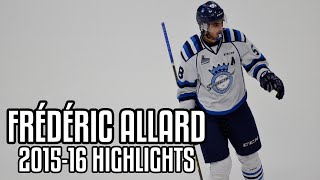 Frédéric Allard  201516 Highlights  Chicoutimi Saguenéens [upl. by Anyahs180]