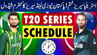 Pakistan vs New Zealand Schedule 2024  Pakistan vs New Zealand T20 Series Schedule 2024 [upl. by Elttil]