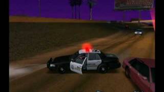 San Andreas State Trooper CVPI Pursuit  GTA SA [upl. by Arimihc925]