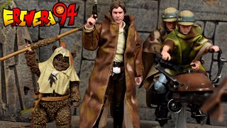 Star Wars Black Series Return of the Jedi HEROES OF ENDOR Exclusive Box Set Figure Review [upl. by Saidee]