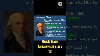 Quick learn lamarckism class 12 evolution youtubeshorts biology trendingshorts viral neet [upl. by Spears654]