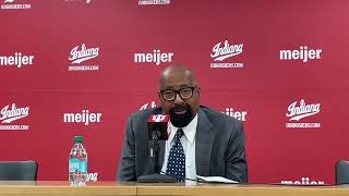 IUBB Postgame QampA Head coach Mike Woodson [upl. by Jahdol132]