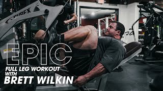 Full Leg Workout with Brett Wilkin and Hypertrophy Coach Joe Bennett [upl. by Etka998]