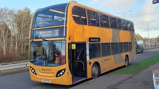 33 Stagecoach Fife Scania N230UD Enviro 400 15763 VX61 FKN [upl. by Walther206]