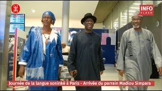 JOURNÉE DE LA LANGUE SONINKÉ  ARRIVÉE DE MADIOU SIMPARA À PARIS [upl. by Rodmann]