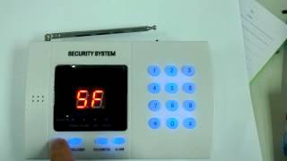 CKAL9903 99 Zone Home Alarm Security System Keypad Lock Demo [upl. by Sherrer908]