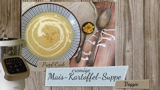 Veggie  cremige Kartoffel  Mais  Suppe  KRUPS PrepampCook [upl. by Ralleigh2]