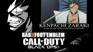 COD Black Ops 2 Emblem Tutorial  Bleach Zaraki Kenpachi [upl. by Pearman114]