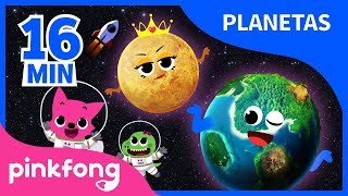 Las Mejores Canciones de Planetas  Recopilación  Planetas  Pinkfong Canciones Infantiles [upl. by Nan]