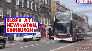 Buses In Newington Edinburgh  Bus Vlog 5722 [upl. by Liek]