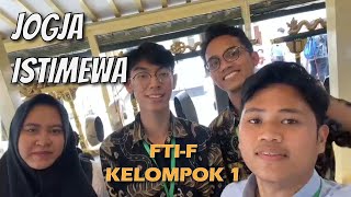 Jogja Istimewa UAJY  FTI  F Kelompok 1 [upl. by Ilowell]