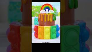 Miniature Amazing Colorful Chocolate Cake Decorating [upl. by Razaile944]