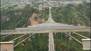 Worlds Second Highest Bungy Jump Place The Cliff NepalKushma Par at Nepal [upl. by Krishnah375]