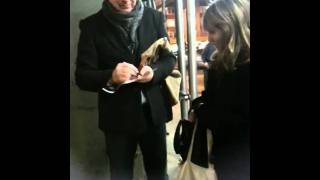 Meeting Alan Rickman before Seminar on Broadway [upl. by Kynthia300]