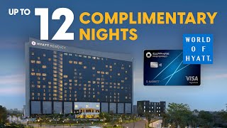 How to earn 12 Free Hyatt Nights with Chase Sapphire [upl. by Ennyrb]