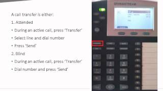 3CX End User Training Using your Grandstream Desk Phone with 3CX Phone System [upl. by Nudd273]