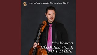 Mélodies Vol 1 No 1 Élégie Arr for Cello and Piano by Orfeo Mandozzi [upl. by Akinnor881]