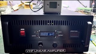 1kw vhf linear amp kirim ke bandung [upl. by Dahraf]