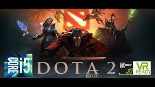 Intel Core i5 7400  GTX 1060 3GB  Dota 2  1080p  Max Settings [upl. by Natfa654]