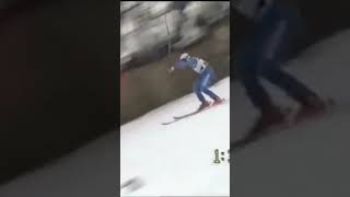 Streif Franz Klammer Kitzbühel 1984 shorts skiing downhill kitzbühel [upl. by Edialeda]