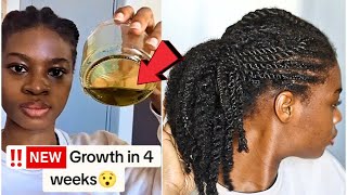 This Hair Growth Oil Is Going viral on TikTok diy crazy hair growth oil  Amazing Results [upl. by Haimaj]