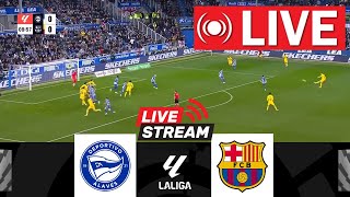 🔴EN VIVO Alavés vs Barcelona  LaLiga 2425  Partido en Vivo Hoy [upl. by Idet]