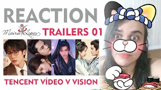 🤖 REACTION TRAILERS PARTE 01  Conferência Tencent Vídeo V Vision 2025 [upl. by Candi]