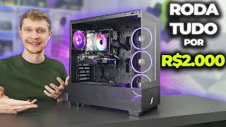 PC GAMER BARATO DE R2000 PARA RODAR TUDO MONTAGEM COM PREÇO BLACK FRIDAY 2024 [upl. by Neelyt538]