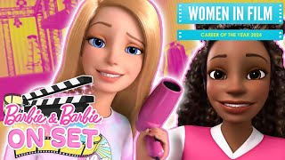 Barbie Career of the Year Women in Film 🎥 Barbie And Barbie On Set  FULL EPISODES 1 amp 2 [upl. by Enovahs]