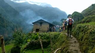 Trekking in Himalaya Nepal [upl. by Ahsenek]