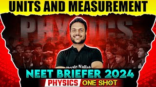 UNITS AND MEASUREMENT in 1 Shot  NEET Briefer  PW Pathshala [upl. by Aicertal159]