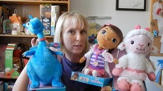 Doc McStuffins Talking Plush  Doc Stuffy and Lambie [upl. by Vilma]