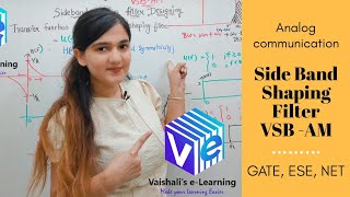 L 29  Sideband Shaping Filter  Vestigial Side Band  VSB AM  Amplitude Modulation  Filter in VSB [upl. by Eniffit]