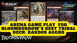 Bloomburrows Best Tribal Deck Rakdos Lizards Standard Best of 3 [upl. by Ramsey]