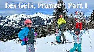 Skiing Les Gets France Part 1 [upl. by Su438]