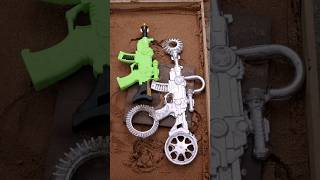 Metal Casting EP 711  molding  Making toy gun molding  metal making  Experiment [upl. by Hardman]