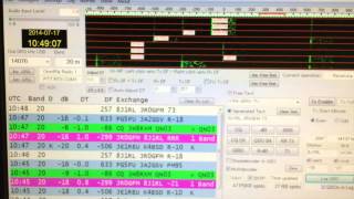 QSO with 8J1RL at JT65 on 20m by 500mW QRPp [upl. by Jemma]