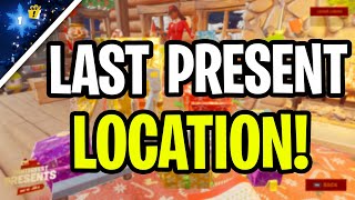 How To OPEN The Last PRESENT In Fortnite Chapter 3 Fortnite Secret Present [upl. by Aremihc]