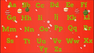 Abc Song Christmas edition For Toddlers [upl. by Hurst]