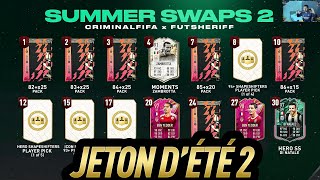 FIFA 22  JETON SUMMER ÉTÉ 2 DU JOUR  LA DATE DES RÉCOMPENSES POUR LES JETON DÉTÉ 2  2650 [upl. by Elahcar24]