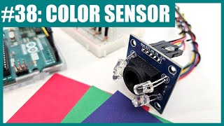 How to Use a TCS3200 Color Sensor with Arduino Lesson 38 [upl. by Kcirted]