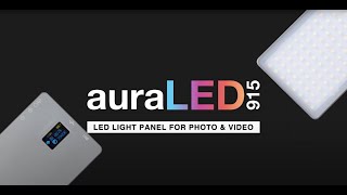 Explorer AuraLED 915 AXLED915 Photography amp Video LED Panel Light [upl. by Auguste656]