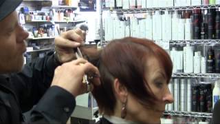 Very long to super short asymmetrical clipper haircut Vidal Sassoon inspired Womens cut [upl. by Eejan]